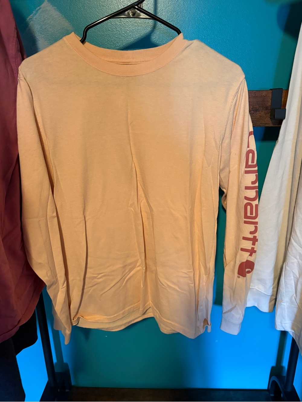 Womens Carhartt Peach Long-Sleeve Tee